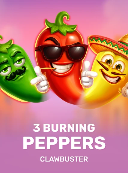 3 Burning Peppers game tile